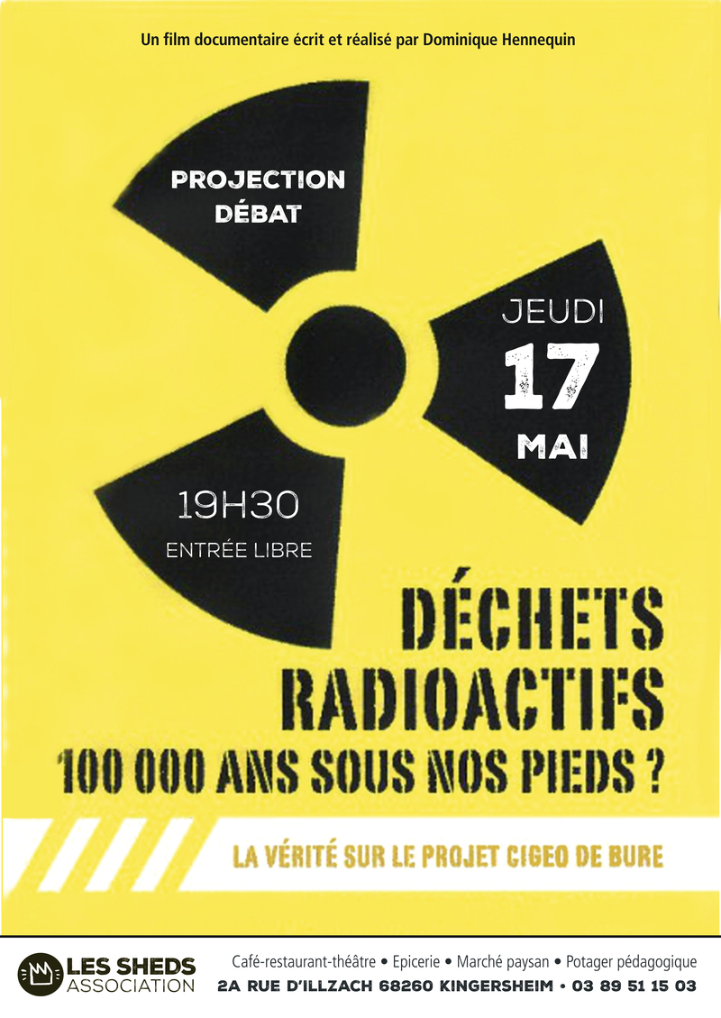 Affiche « Déchets radioactifs, 100 000 ans sous nos pieds ? »